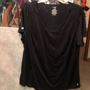 Danskin size 22/24 black athletic top /drift
